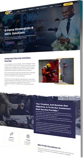 G-Forcesolutions NGO Industry website Design