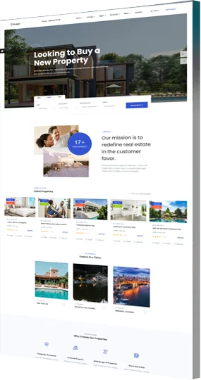 Realestate Industry website Design