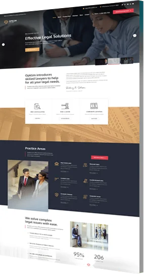 law Industry web Design