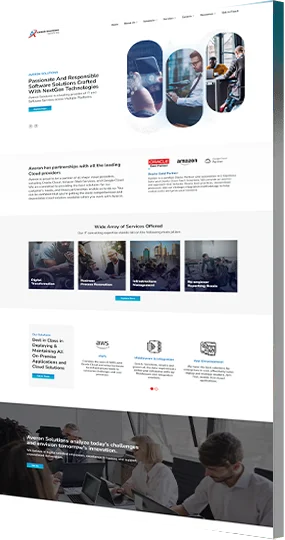 Averonsolutions IT Industry website Design