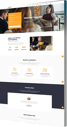 Health Industry web Design