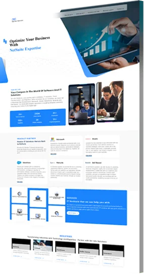 Siri Info IT Industry website Design