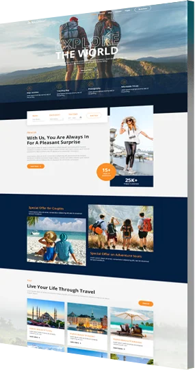 Travel Industry website Design